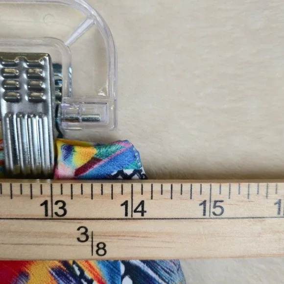 Lucky In Love‎ Wide Leg Copa Culotte Cropped Pants Medium Tropical Floral Golf - Picture 3 of 10